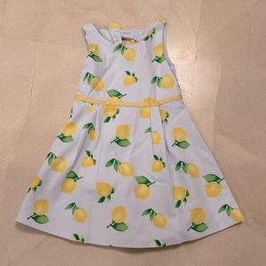 Janie and Jack lemon Summer dress 4T